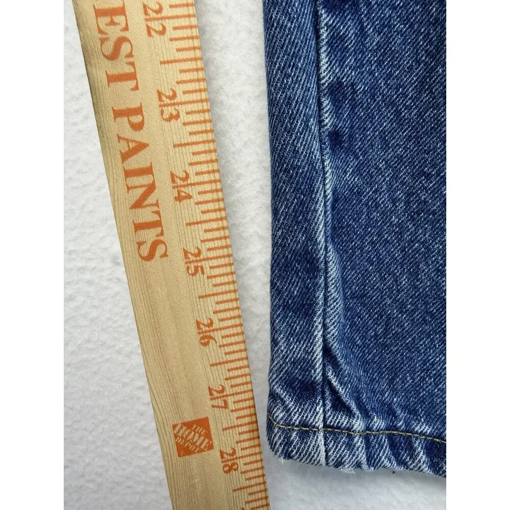 Wrangler Riggs Workwear Jeans Mens 50X30 Blue Denim Relaxed Carpenter Streetwear